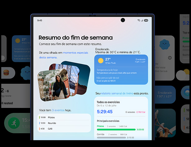 Informações personalizadas com o Now Brief